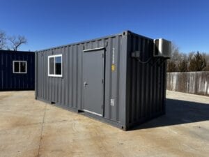 20 ft Custom Shipping Container Mobile Office 120V For Sale